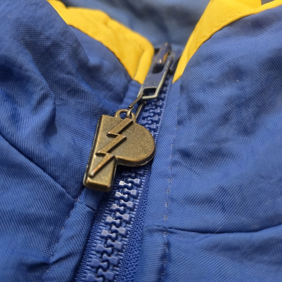 Vintage 90s Pro Player Rams NFL Jacket Big Logo | LA / St. Louis Helmet Embroide - Picture 6 of 8